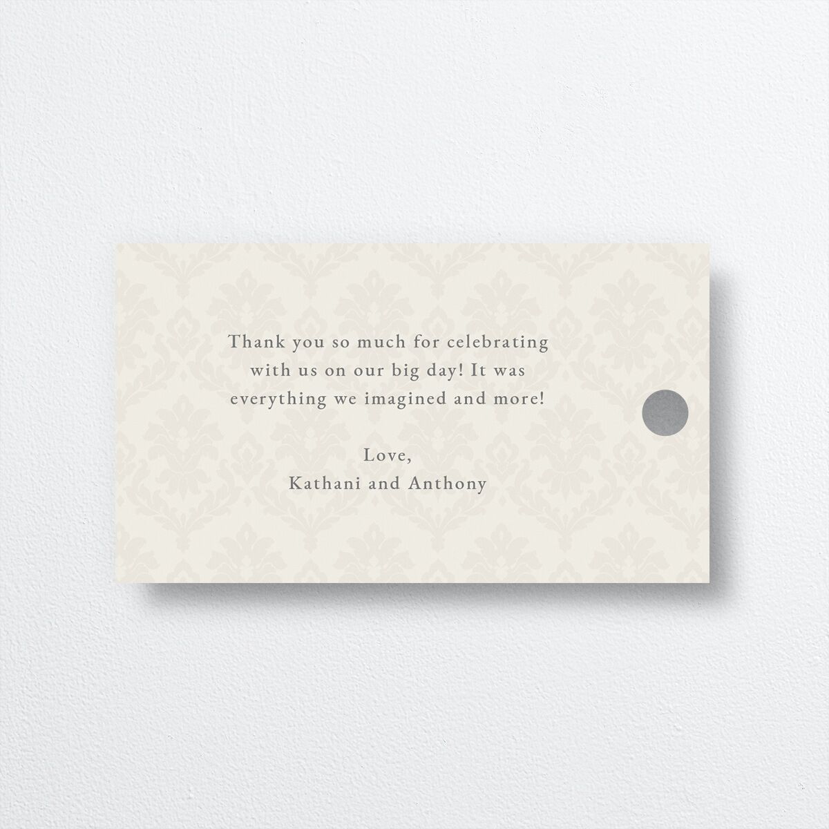 Glamorous Regency Garden Favor Gift Tags by Bridgerton Sage Signature