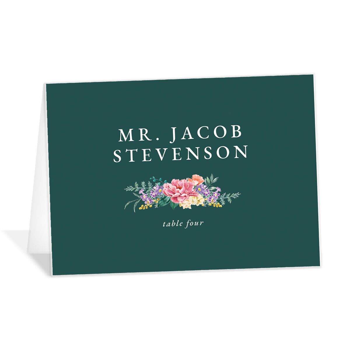 Glamorous Regency Garden Place Cards by Bridgerton