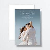 Glamorous Regency Garden Save the Date Cards by Bridgerton Sage Signature smooth No