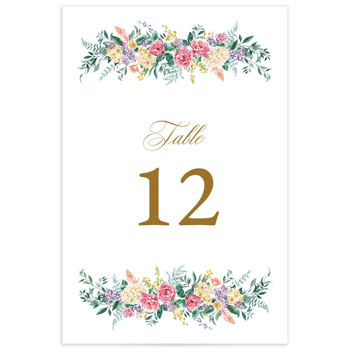 Glamorous Regency Garden Table Numbers by Bridgerton