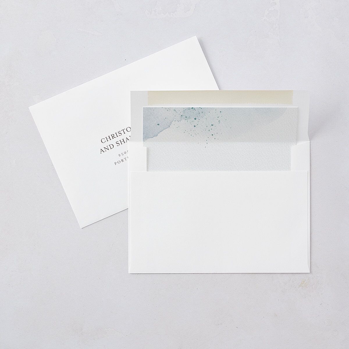 Watercolor Wash Wedding Invitations Pool Signature Blank No