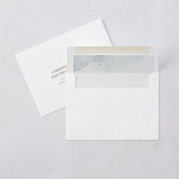 Watercolor Wash Wedding Invitations Pool Signature Blank No