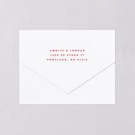 Wedding Of The Century All-in-One Wedding Invitations Rose Pink Signature Light Both Recipient and Return Addresses No