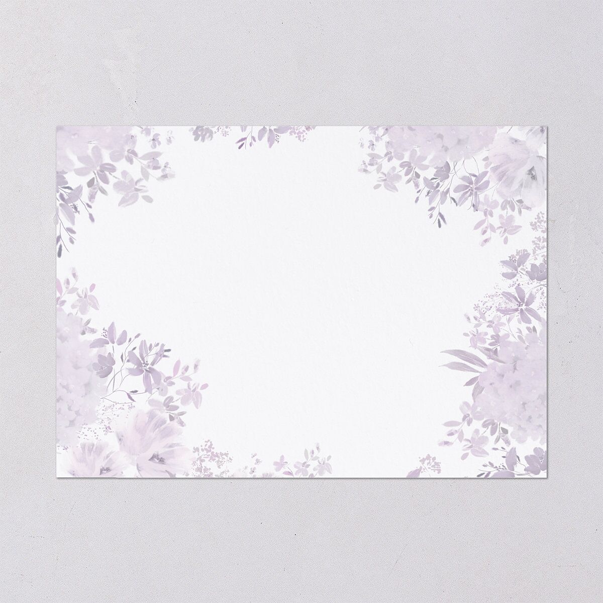Monochrome Blooms Save the Date Cards Gold Sheer Lilac Signature smooth Blank No