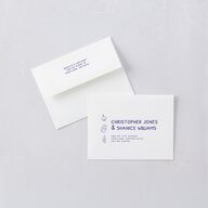 Hand Drawn Recipe Save The Date Magnets Sapphire Magnet Paper