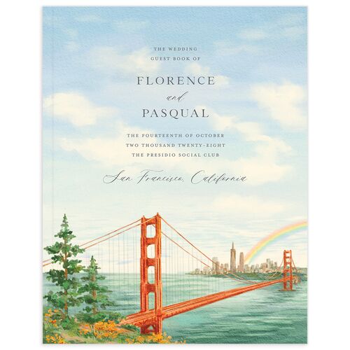 Scenic San Francisco Guest Books Daffodil