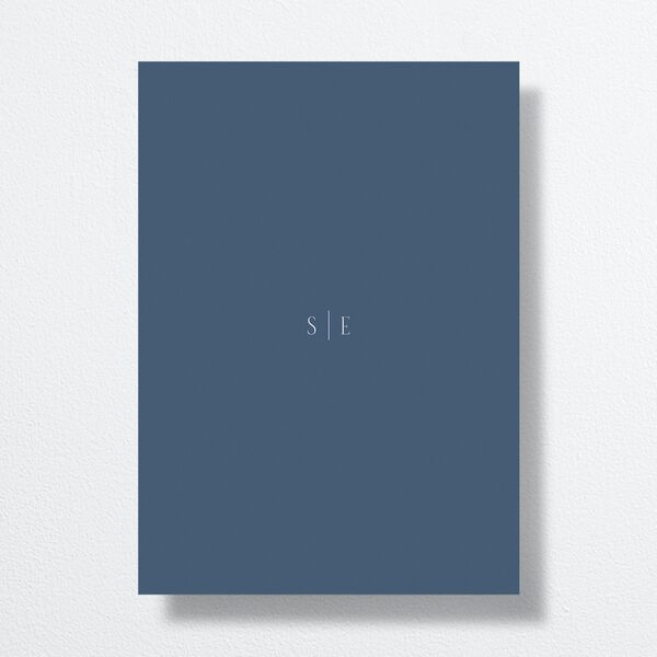 Boston Skyline Wedding Invitations Midnight Navy Signature No
