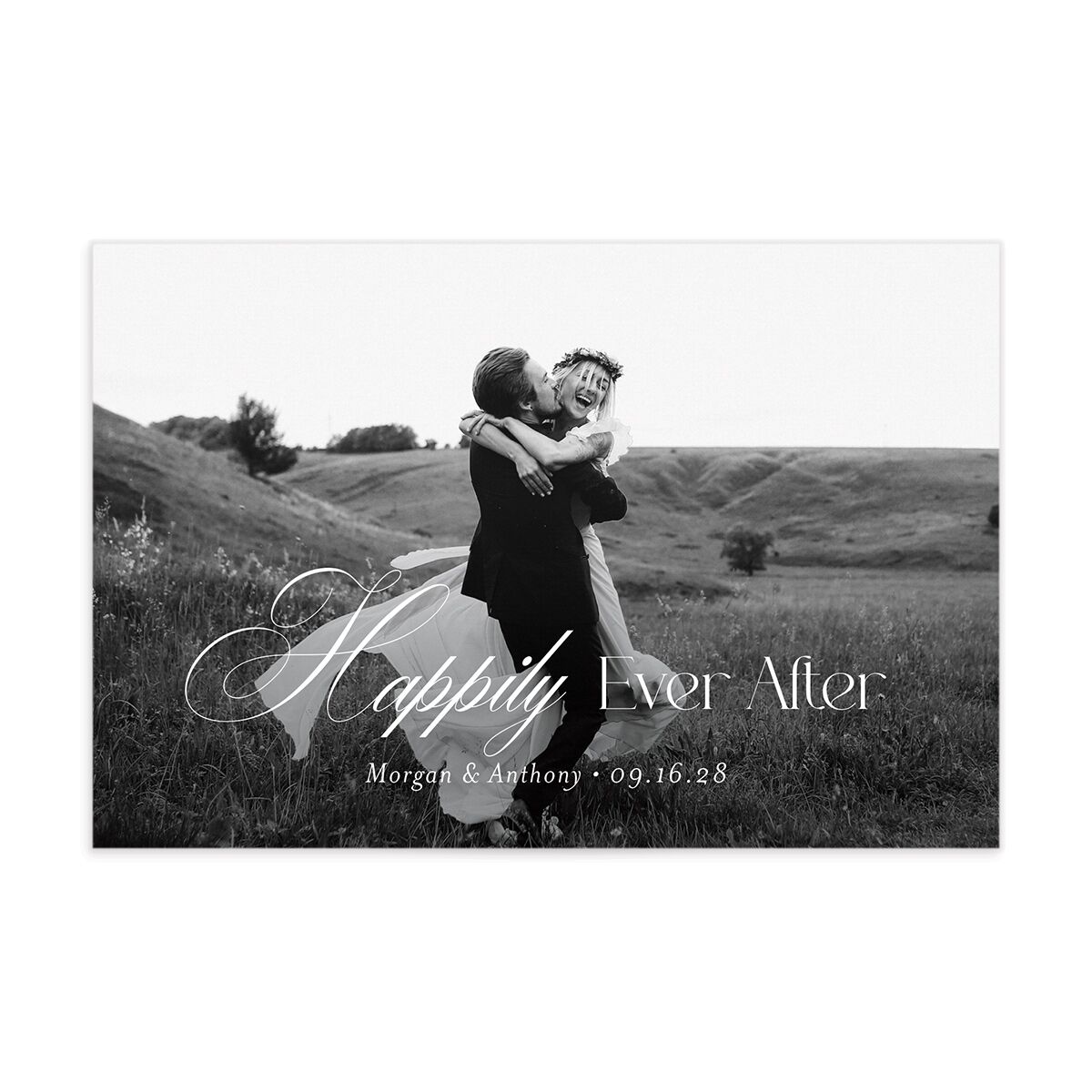 Romantic Movie Poster Thank You Postcards