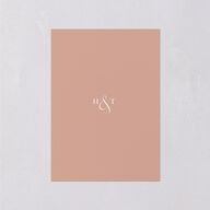 Formal Peony Garden Wedding Response Cards Dusty Rose Signature Standard