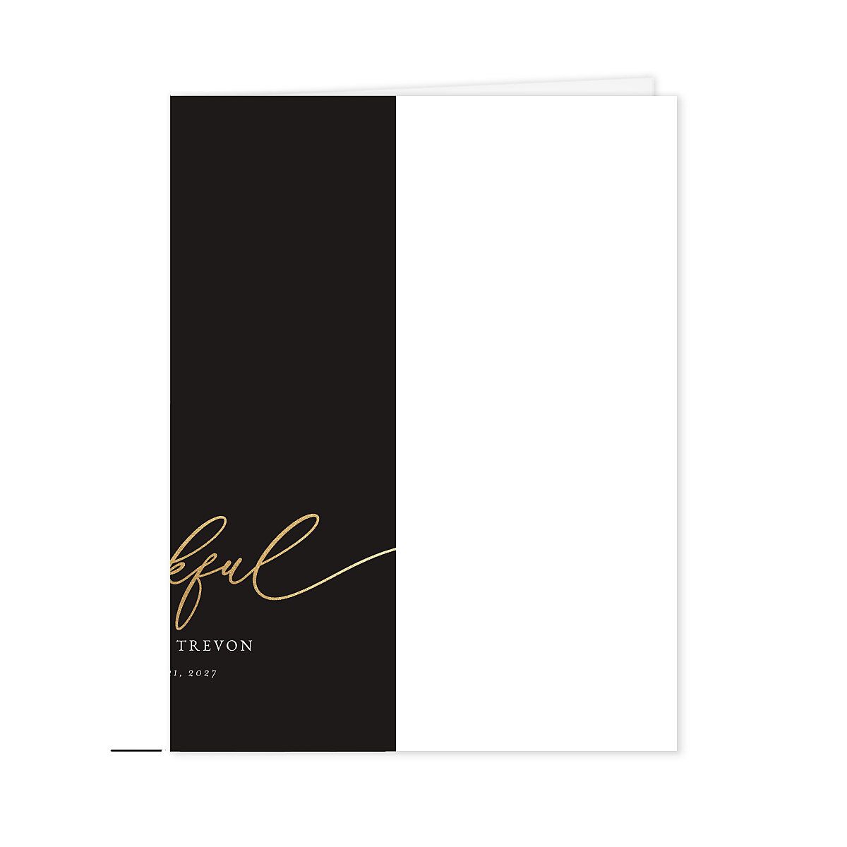 Romantic Photo Thank You Cards