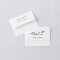 Sunflower Save the Date Petite Cards Cream Signature smooth Blank No Standard