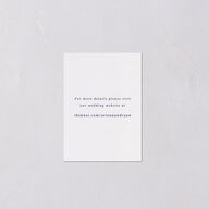 Elegant Garland Crest QR Code RSVP Cards Sapphire Signature Standard