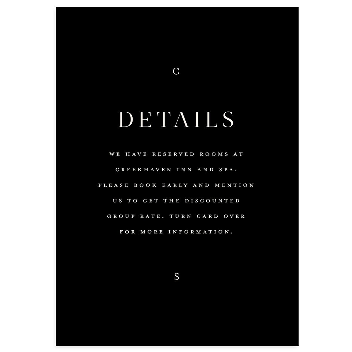 Floral Opulence Wedding Enclosure Cards