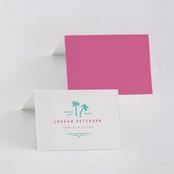 Iconic Beach Place Cards Sky Signature