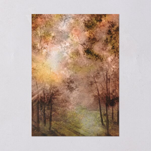 Enchanted Forest Wedding Invitations Terracotta Signature Blank No Standard