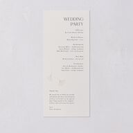 Ginkgo Leaves Wedding Programs Gold Champagne Signature
