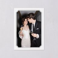 Old Money Botanical Wedding Response Cards Pure White Signature Standard