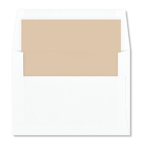Corner Date Envelope Liners Barely Peach Standard