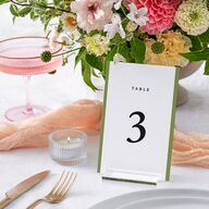 Vintage Garden Table Numbers Rose Gold Signature