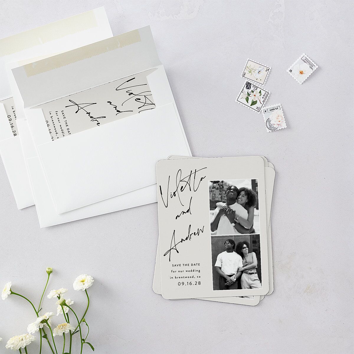 Signed Save The Date Magnets — view 3