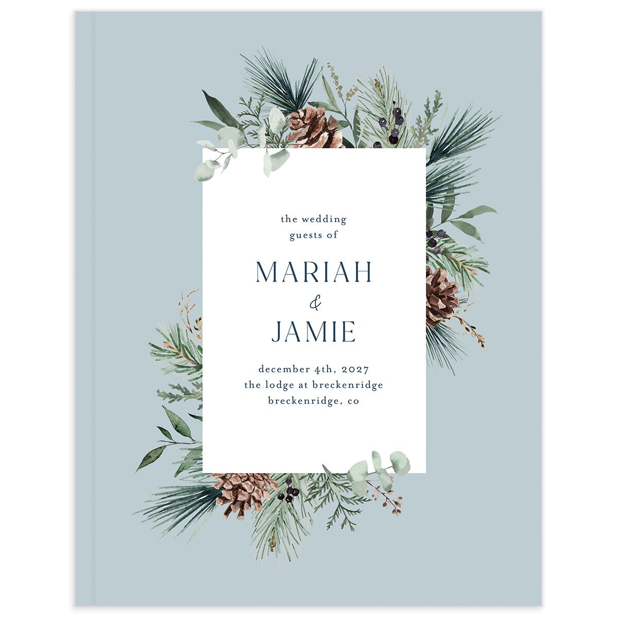 Rustic Pine Guest Books