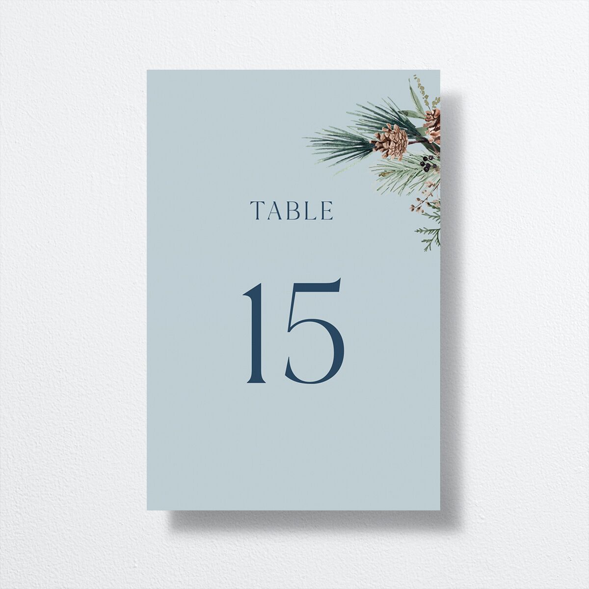 Rustic Pine Table Numbers — view 2