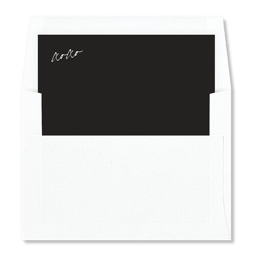 Contrast Type Envelope Liners Charcoal Standard