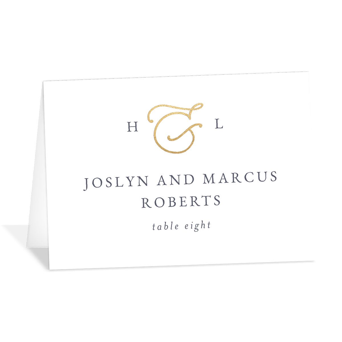 Gilded Photo Place Cards