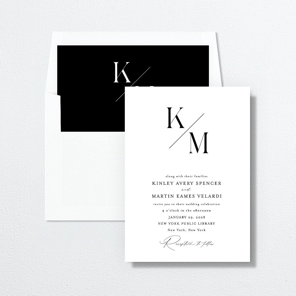 Monogram Slant Envelope Liners — view 1