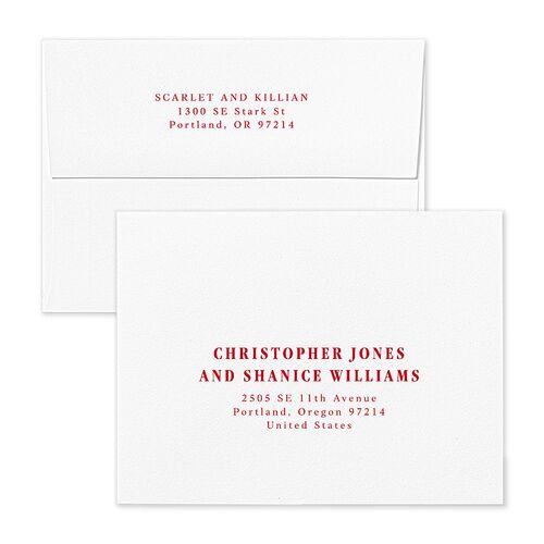 Elegant Minimalist Photo Save the Date Magnet Envelopes Blue Peach Fuzz Return Address Signature Standard