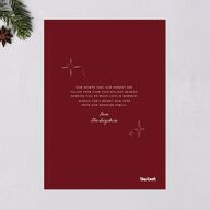 Best Present Ever Bow Gallery Holiday Cards Merlot Signature Blank Standard Portrait