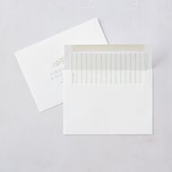 Porcelain Blue Floral Watercolor Wedding Invitations Moss Signature Blank No Standard