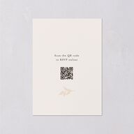 Autumn Frame Wedding Response Cards Gold Raw Sienna Signature Standard
