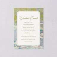 Eclectic Garden Reverie Wedding Enclosure Cards Lavender Signature Standard