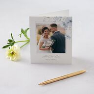 Floral Photo Thank You Cards Ocean