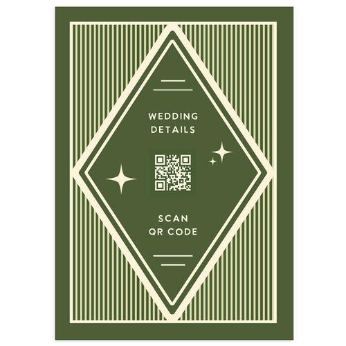 Retro Tropical Destination Wedding Enclosure Cards Pear Signature Standard