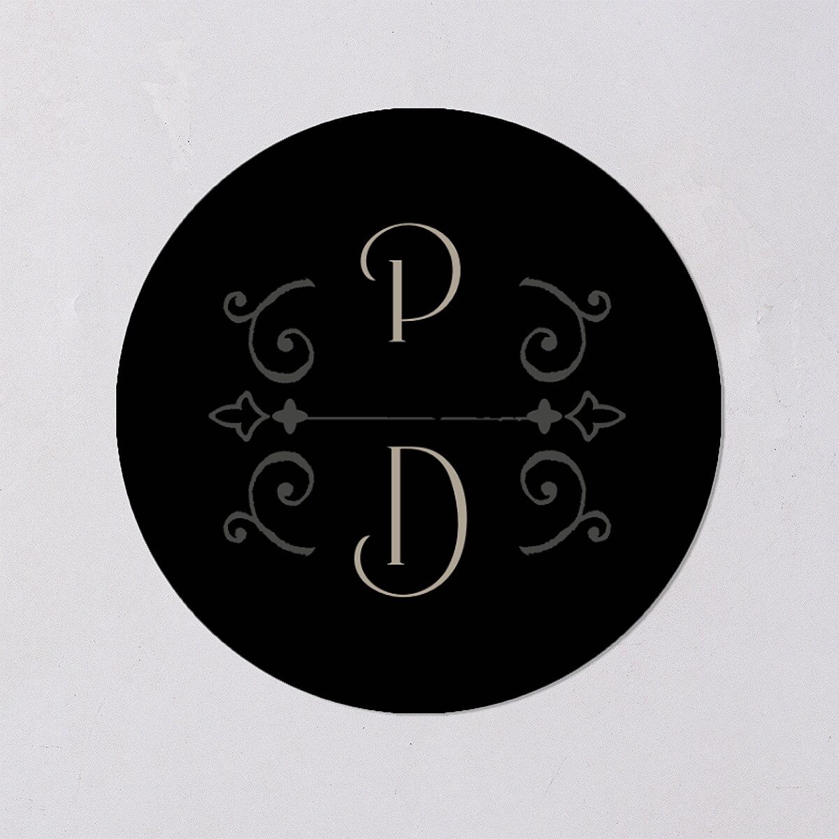 Gothic Gate Wedding Stickers Licorice