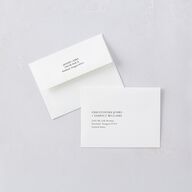 Black Border Save The Date Magnets Pure White Magnet Paper