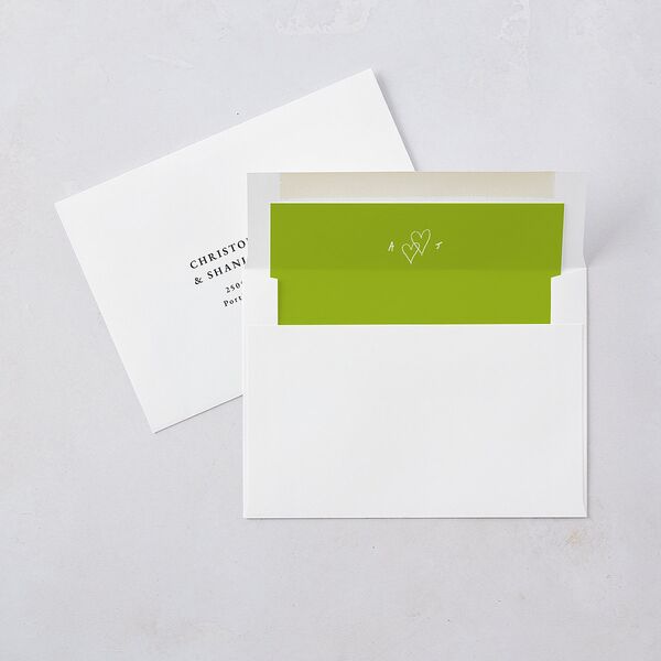 Whimsical Dancing Cocktails Engagement Party Envelope Liners Pear Standard