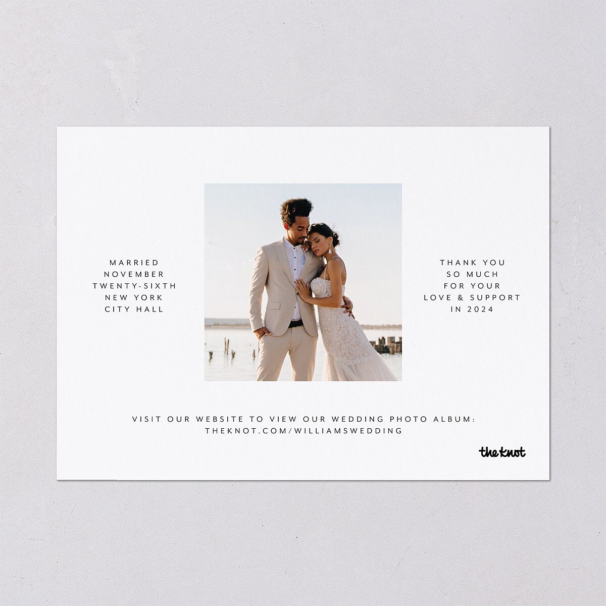 Elegant Cheer Holiday Cards Pure White Signature Blank
