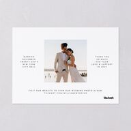 Elegant Cheer Holiday Cards Pure White Signature Blank