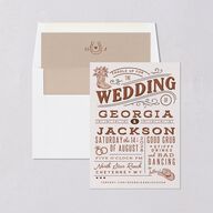 Western I Do BBQ Envelope Liners Saddle Standard