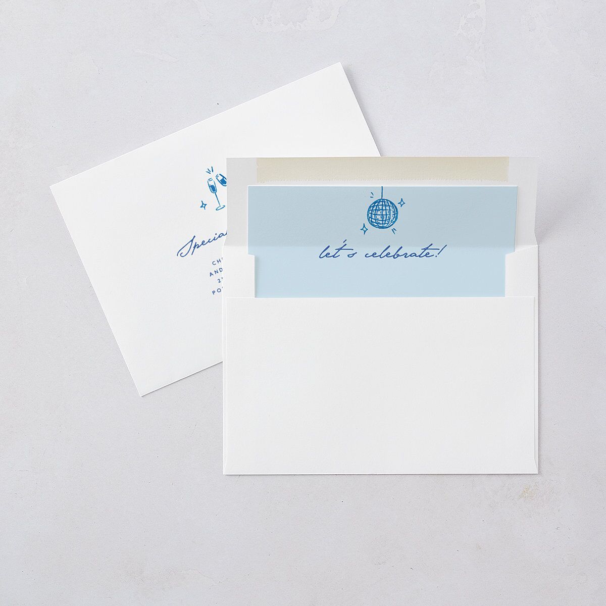 Hand Drawn Cake Wedding Invitations — view 7