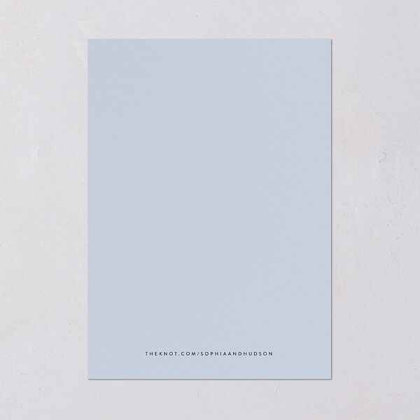 Beloved Union Save The Date Cards Ocean Signature smooth Blank No Standard
