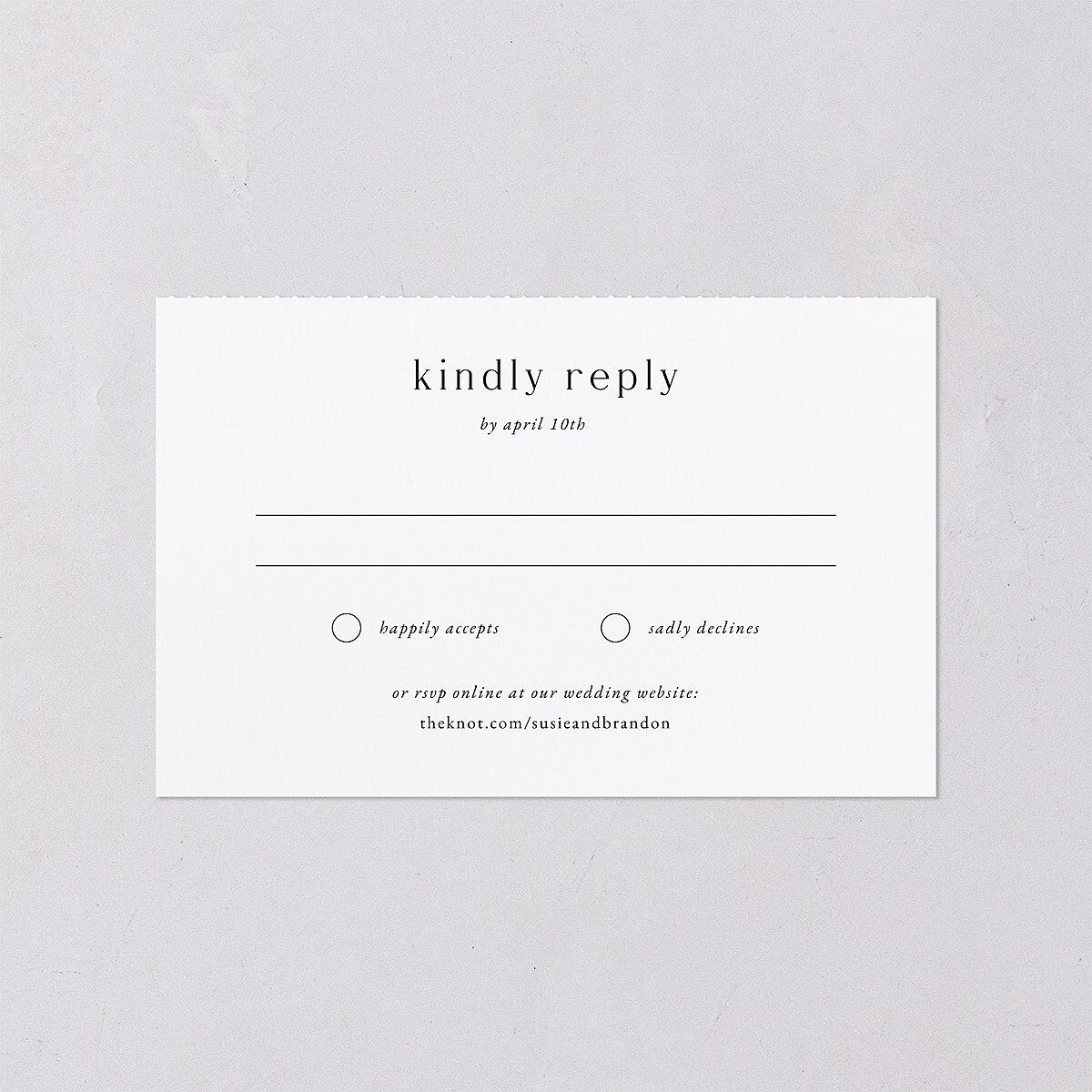 Wild Poppies All-in-One Wedding Invitations — view 4
