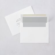 Romantic Calligraphy Foil Wedding Invitations Gold Silver Signature Blank No Standard