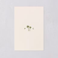 Cabana Stripes Table Numbers Olive Signature