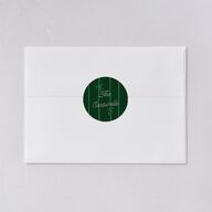 Whimsical Hand Drawn Photo Frames Holiday Stickers Eucalyptus Circle