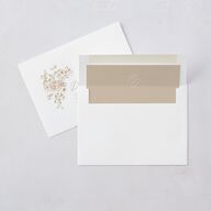 Luxury Floral Archway Wedding Invitations Dijon Signature Blank No Standard
