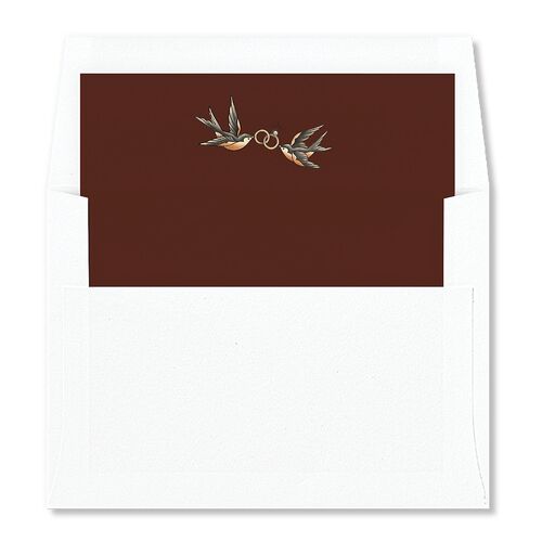 Til Death Tattoos Envelope Liners Copper Standard